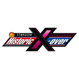 新日本プロレス・スターダム合同興行「Historic X-over」ロゴ
